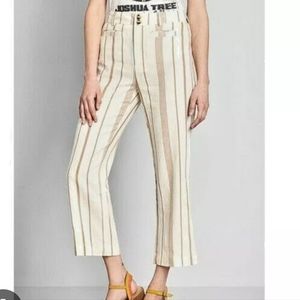 Modcloth Opportunity striped linen blend pants
